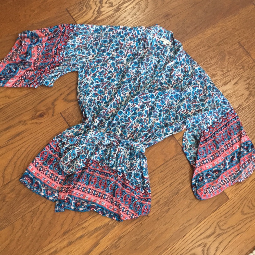 Boho print Kimono